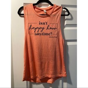 Johnny Depp quote muscle tank